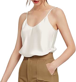 WOMENS【yo BIOTOP Lingerie】silk tank top Amazon.com: SIIK 100% Mulberry Silk Tank Tops for Women